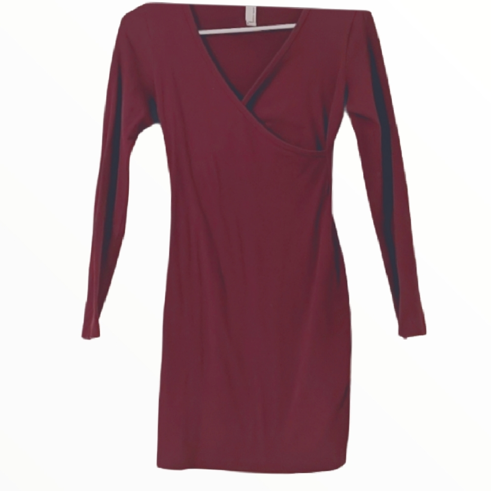 American Apparel burgundy dress